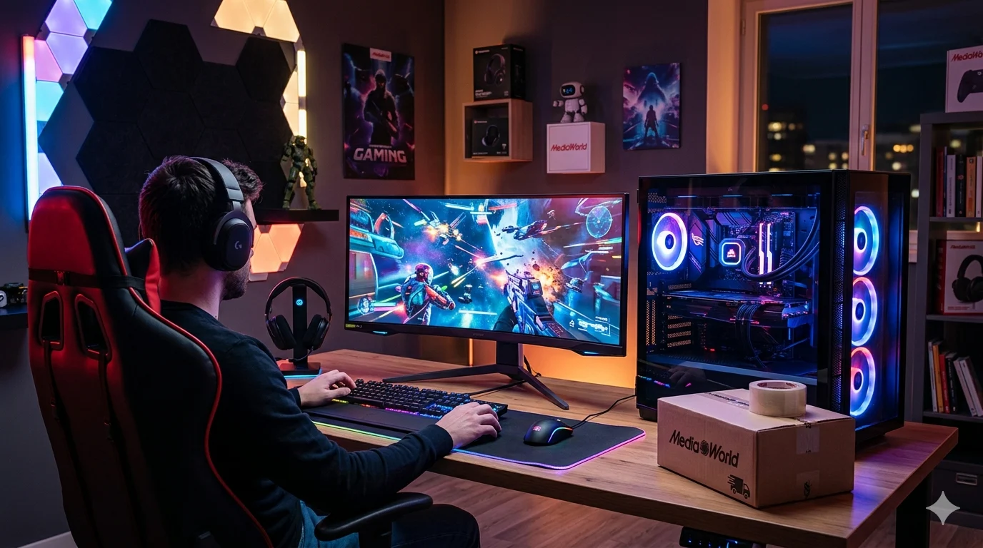 Potenzia il tuo setup: sconto del 10% su Gaming PC e spedizione gratuita da MediaWorld!