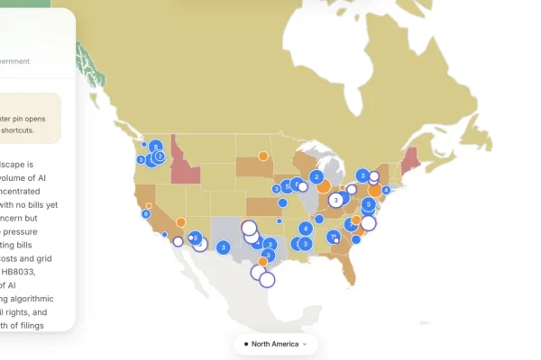 Mappa Globale: Monitoraggio dei Progetti di Data Center e delle Politiche sull’Intelligenza Artificiale
