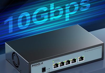 Switch 5 porte 10GBase-T gestito web a soli 137€: scopri l’ultra-velocità della rete su Amazon Italia!