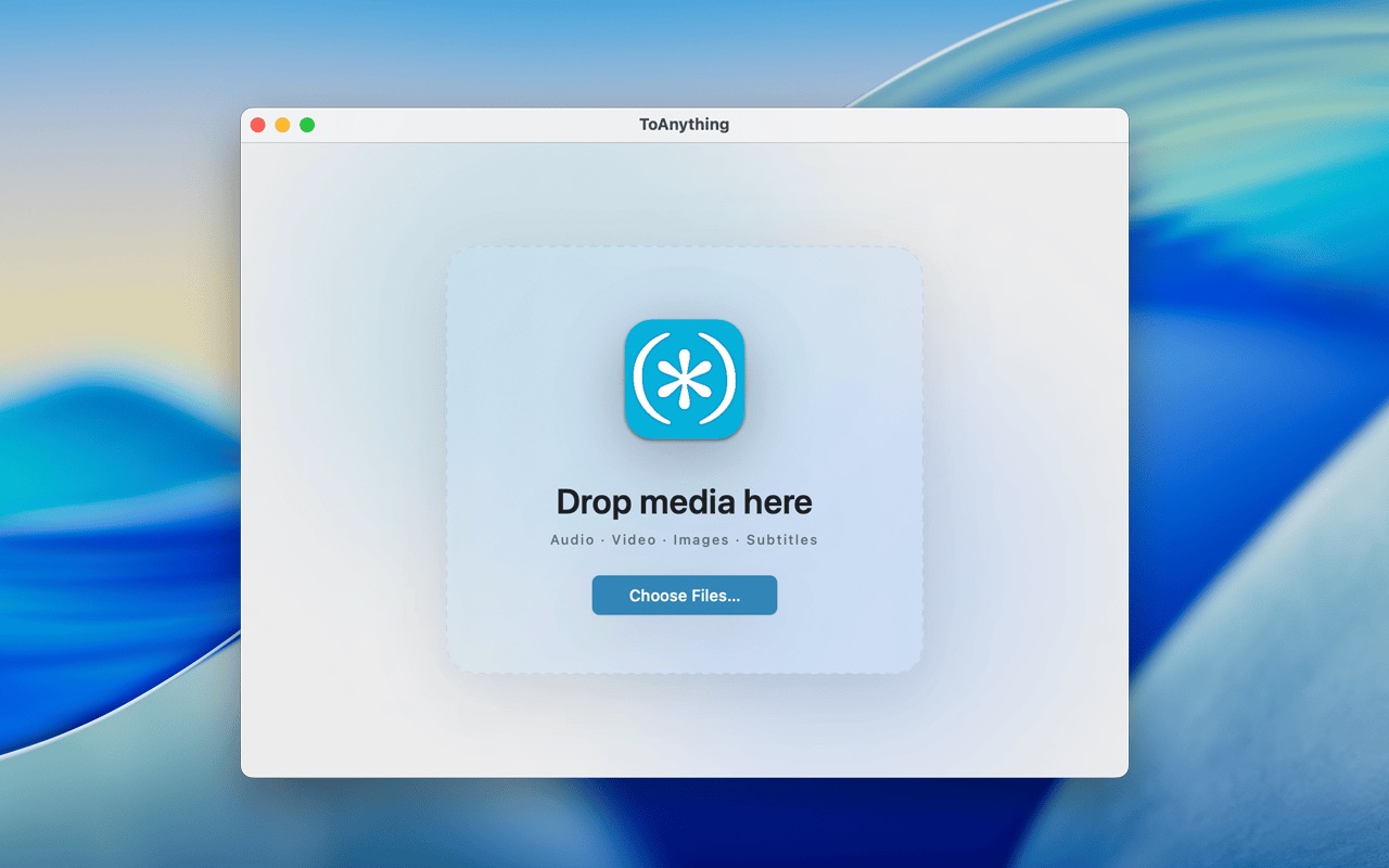 Convertire audio, video e immagini su Mac: scopri quanto è facile con ToAnything