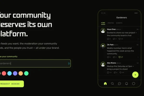 Acorn lancia un’alternativa a Communities di X, mettendo i creatori al comando