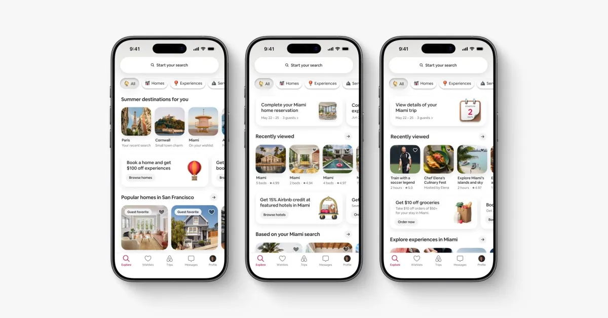 Airbnb migliora l’app iOS e Android con tre novità imperdibili per il tuo prossimo viaggio