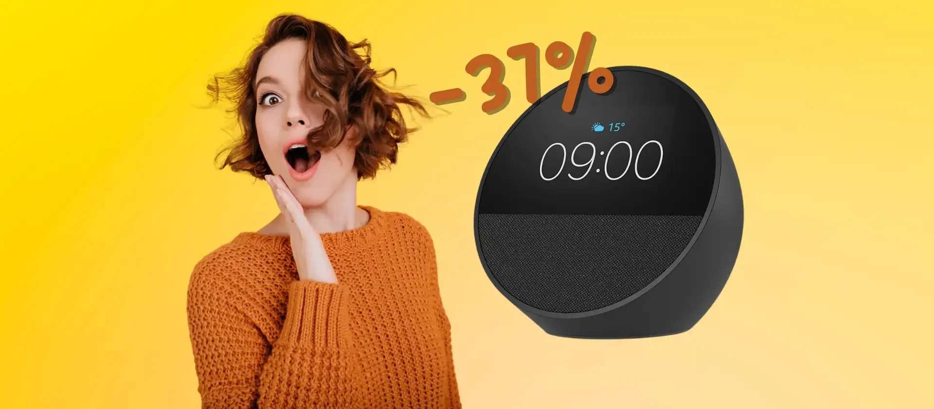 Offerta Imperdibile: Amazon Echo Spot con Display e Audio di Qualità