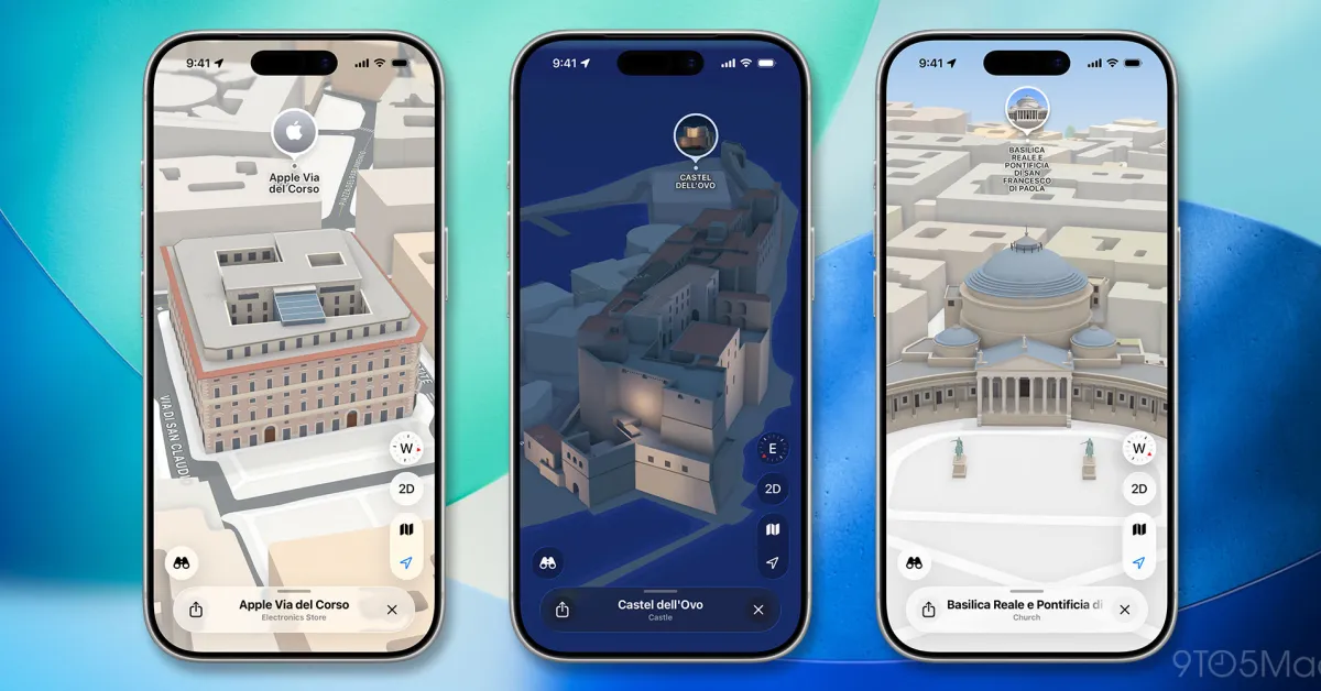 Apple Maps arricchisce l’esperienza nelle città: ora disponibile a Roma e Napoli!