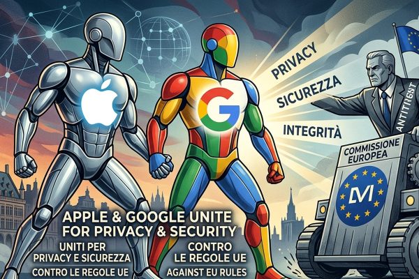 Apple e Google si uniscono contro l’UE: “L’IA minaccia la privacy”
