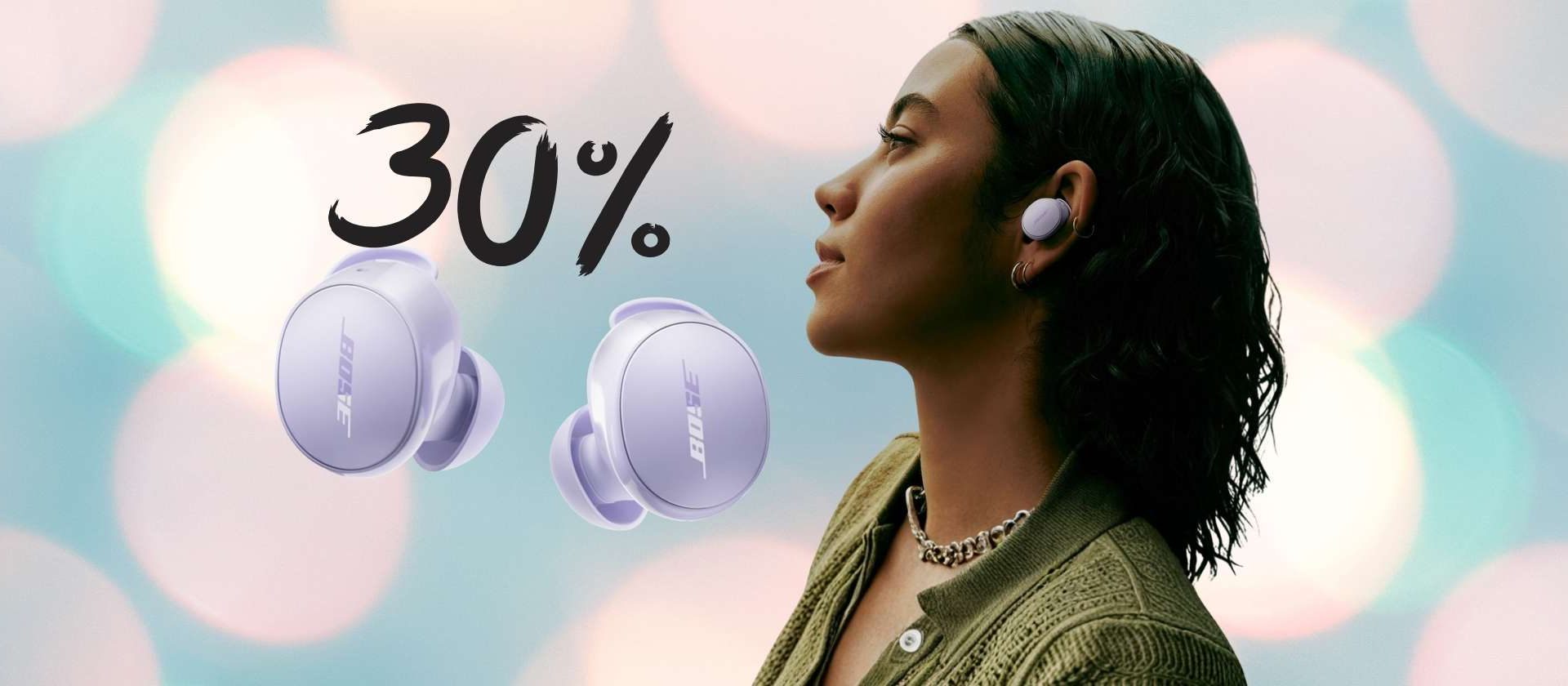 Auricolari Wireless Bose QuietComfort: Comfort Eccezionale con Sconto del 30%!