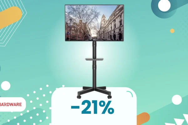 Scopri il Supporto da Pavimento per TV: Libertà Senza Ingombro a Solo 50€!