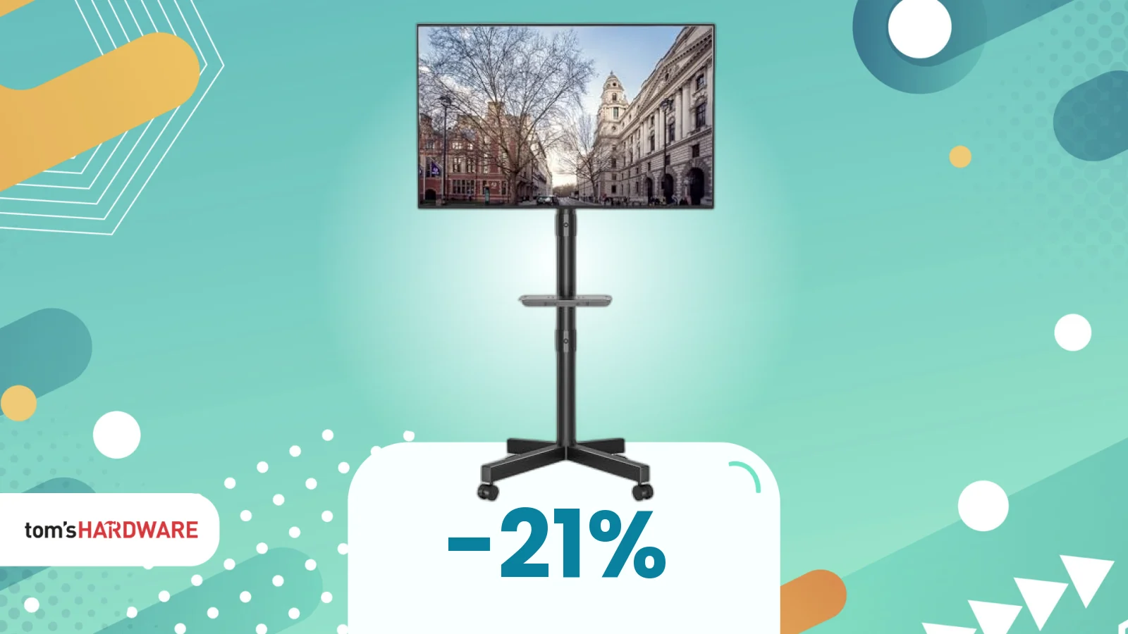 Scopri il Supporto da Pavimento per TV: Libertà Senza Ingombro a Solo 50€!