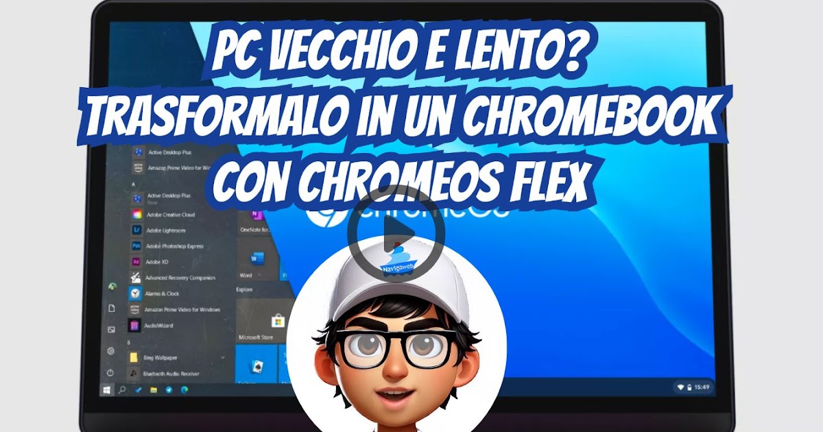Guida pratica per velocizzare vecchi PC utilizzando ChromeOS Flex via USB