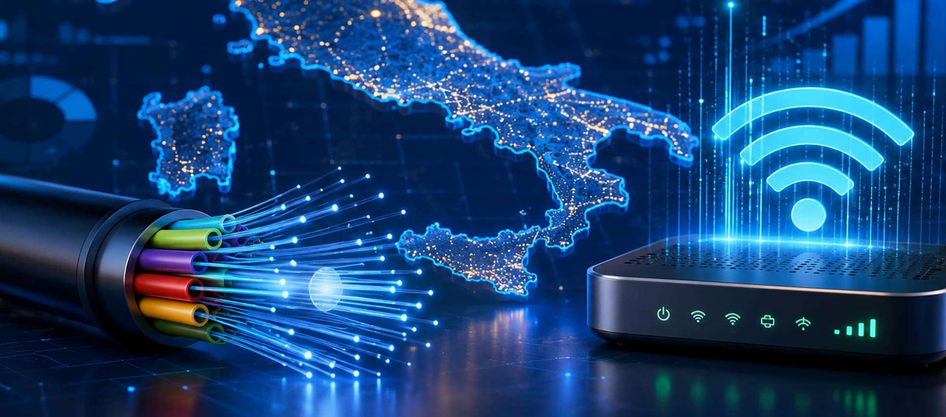 Rivoluzione Internet in Italia: cala il rame, esplode la FTTH