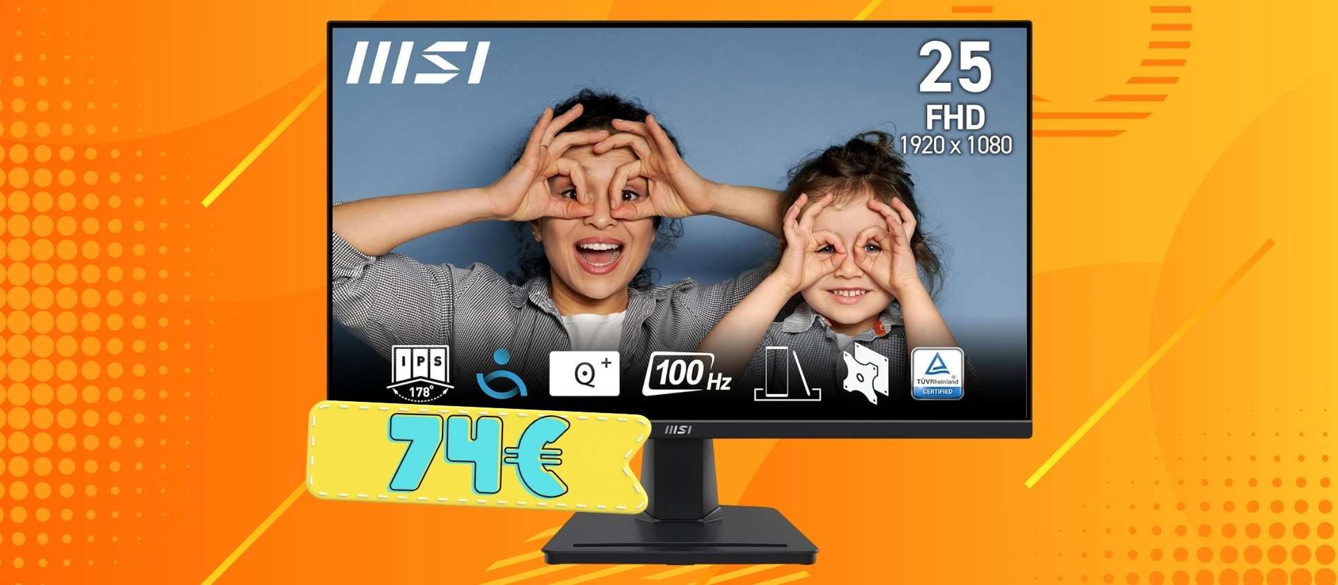 Monitor MSI PRO 24,5″: Qualità Eccezionale a Prezzo Imbattibile!