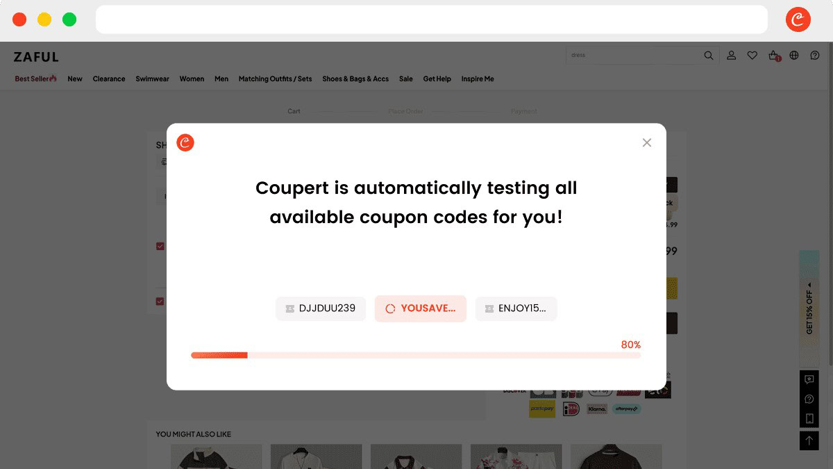 Smetti di pagare il prezzo pieno: scopri come Coupert trova coupon e cashback per te!