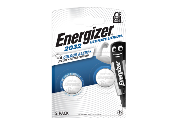Energizer: batterie a bottone sicure per bambini con colorante visibile in caso di ingestione