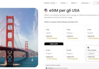 Guida pratica all’eSIM negli Stati Uniti con Giga illimitati: Come ottenere il 10% di sconto sui piani Saily