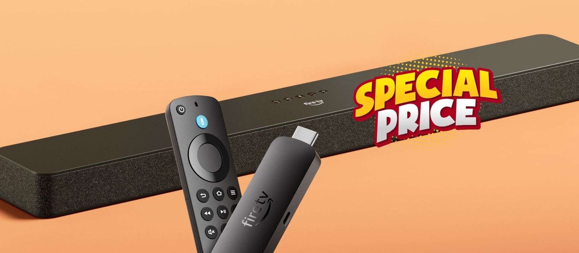 Offerta Shock: Fire TV Stick e Fire TV Soundbar a Prezzi Imperdibili su Amazon!