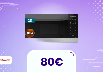 Forno a microonde: elegante, moderno e performante sotto gli 80€!