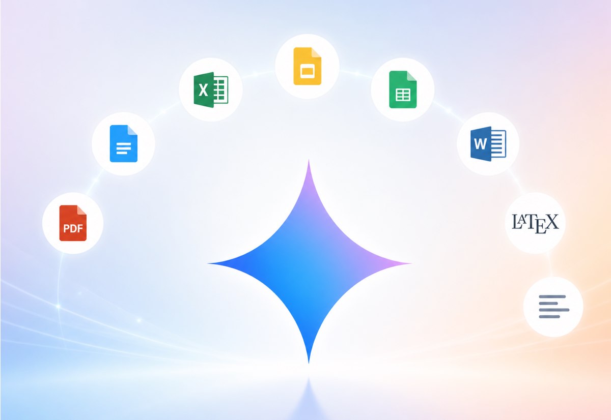 Gemini crea file Word, PDF ed Excel direttamente in chat: addio copia-incolla!