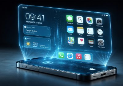 Apple sviluppa un innovativo “iPhone spaziale” con display olografico!