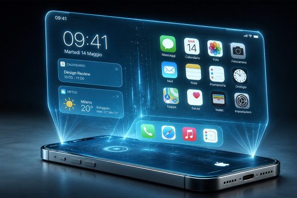 Apple sviluppa un innovativo “iPhone spaziale” con display olografico!