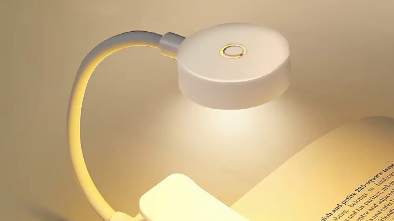 Lampada da lettura da pinzare al libro a solo 1 €!