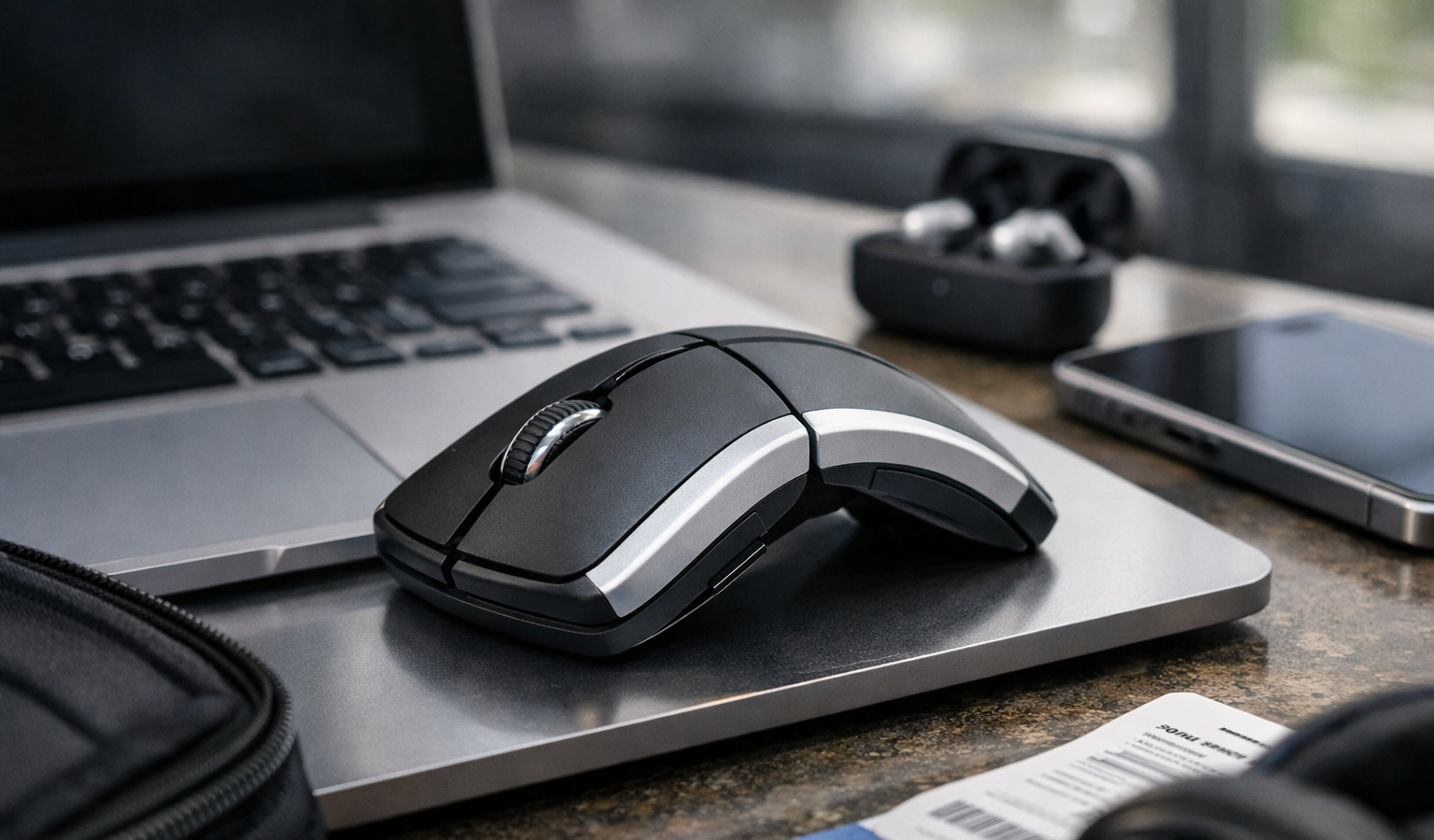Logitech lancia il mouse pieghevole che rivoluziona l’uso del trackpad