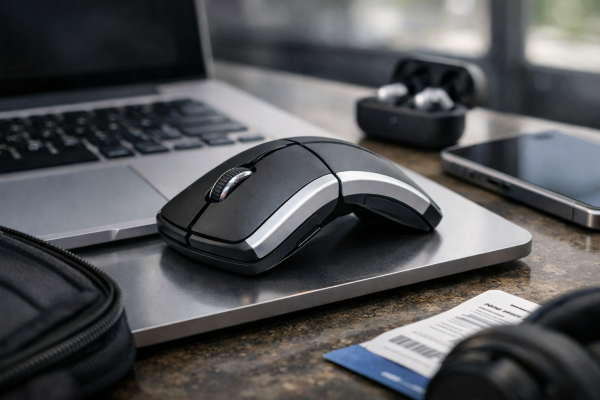 Logitech lancia il mouse pieghevole che rivoluziona l’uso del trackpad