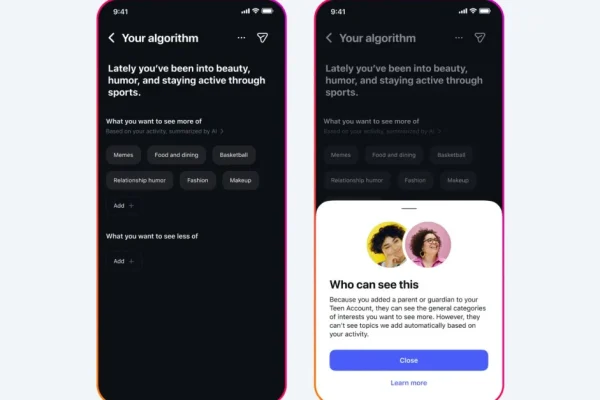 Meta informerà i genitori quando i loro adolescenti aggiungono nuovi interessi nell’algoritmo di Instagram