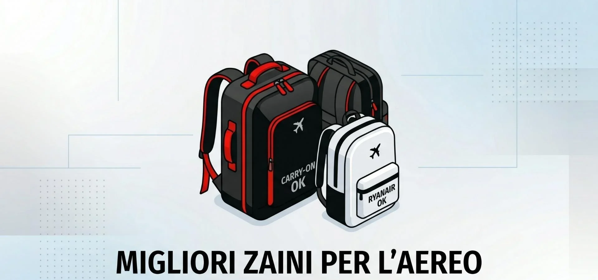 I migliori zaini da viaggio: ideali per volare con Ryanair e altre compagnie