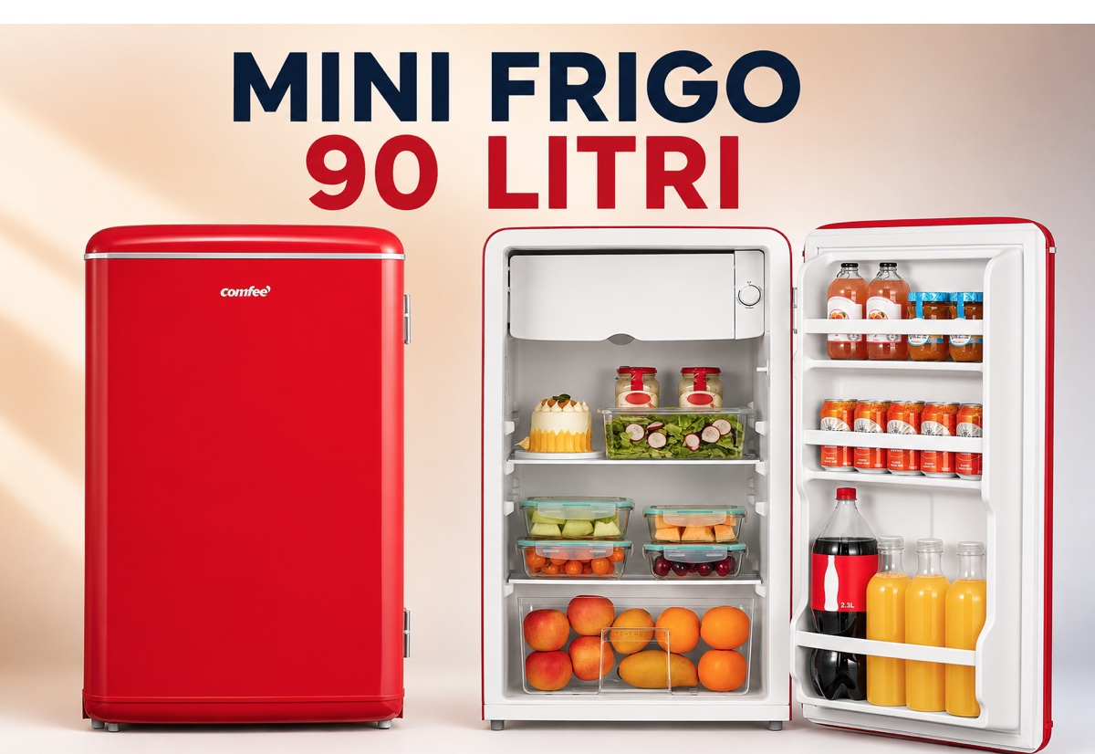 Frigo rétro da 93 litri in offerta a soli 139 euro: un affare imperdibile!