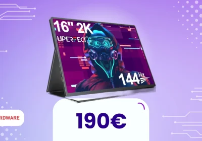 Monitor portatile: prestazioni da protagonista con risoluzione 2K e 144Hz!