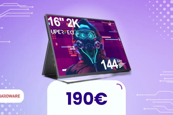 Monitor portatile: prestazioni da protagonista con risoluzione 2K e 144Hz!