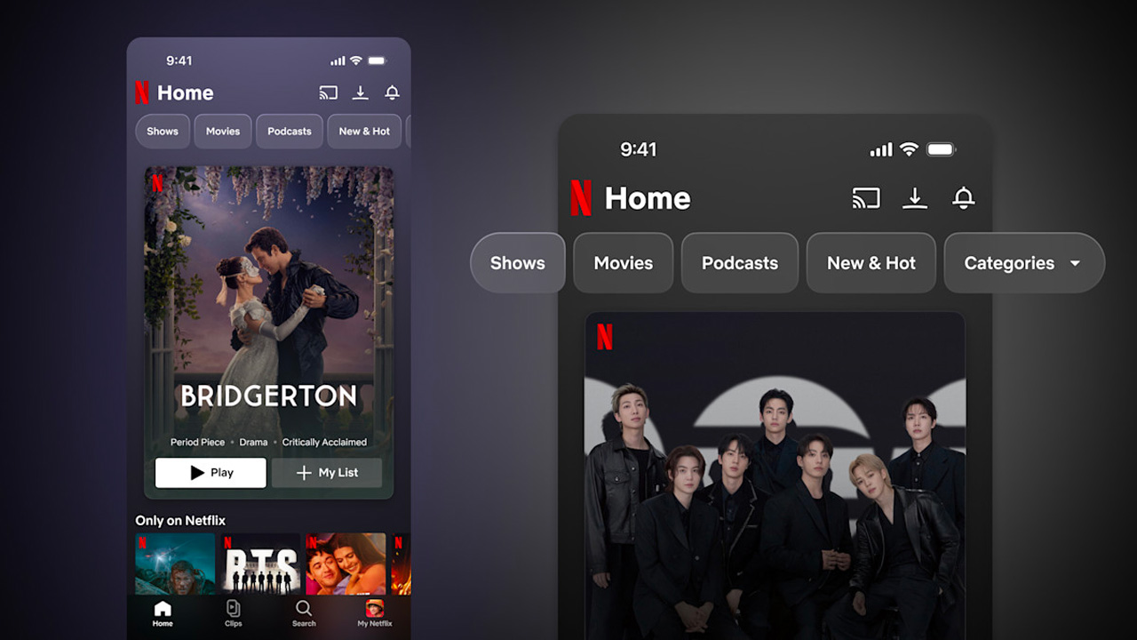 Netflix lancia Clip, i video verticali in app