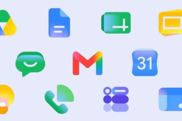 Google aggiorna le icone di Gmail, Drive e delle app di Workspace