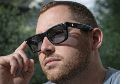 Controlla gli occhiali Apple con due fotocamere e gesti delle mani!