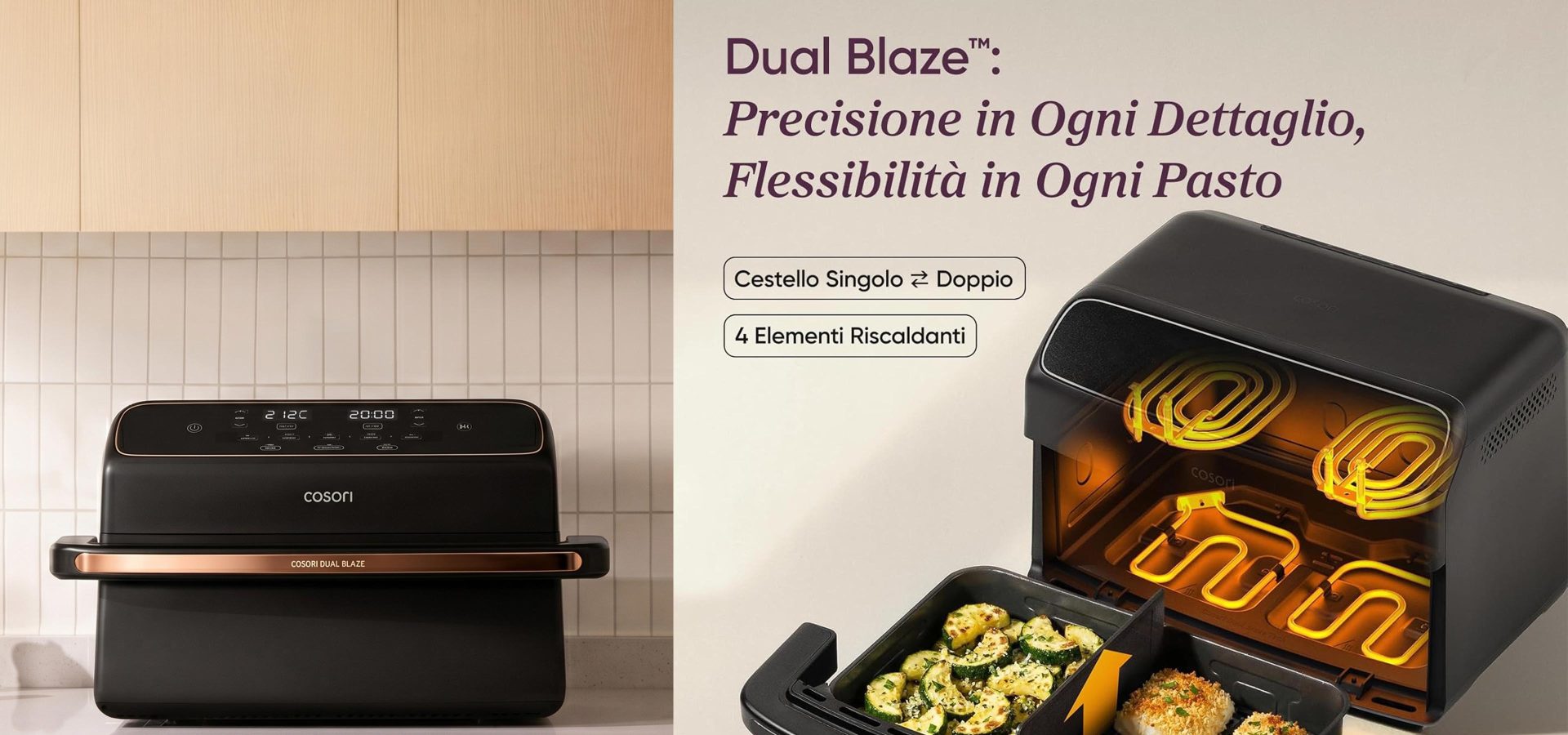 Cosori Twinfry Compact in offerta a 189,99€