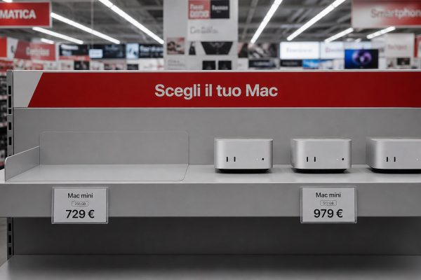 Mac mini da 256GB in offerta a 599€