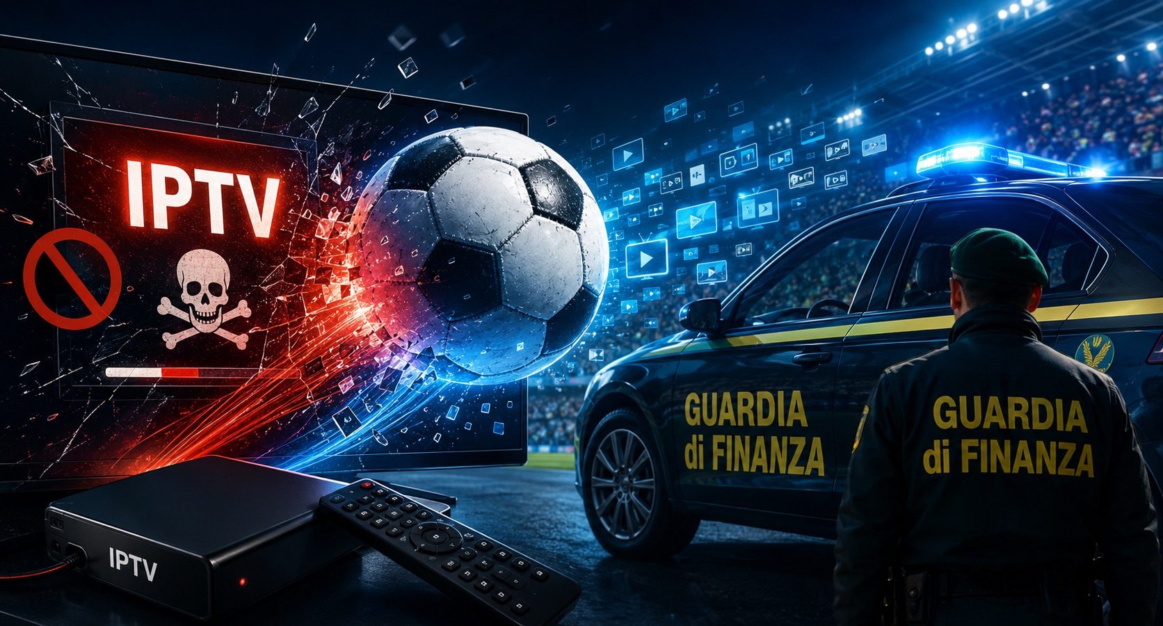 Operazione Cinemagoal: IPTV pirata smantellata a 130€