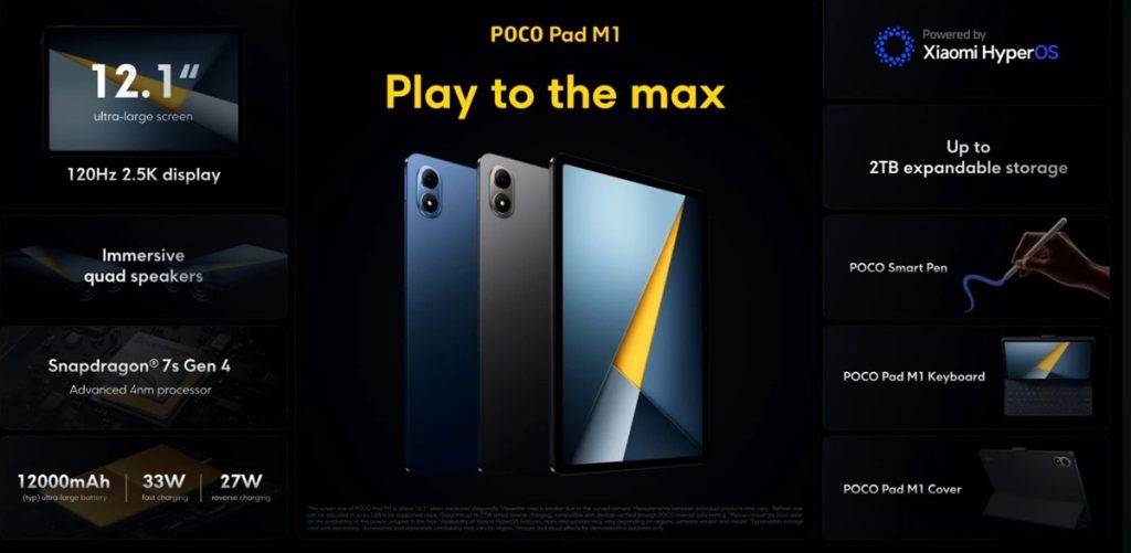 POCO Pad M1 in offerta a 136€: tablet 2.5K imperdibile!