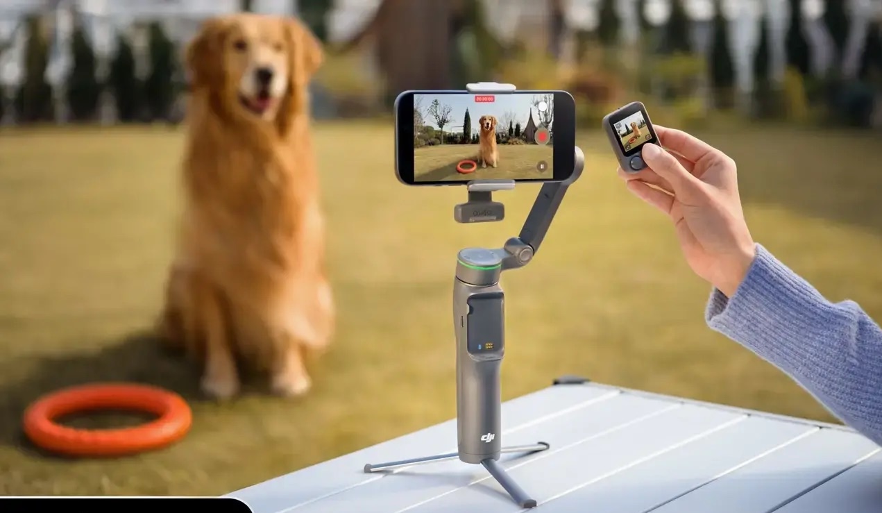 DJI presenta Osmo Mobile 8P: il gimbal innovativo con controllo remoto tramite FrameTap
