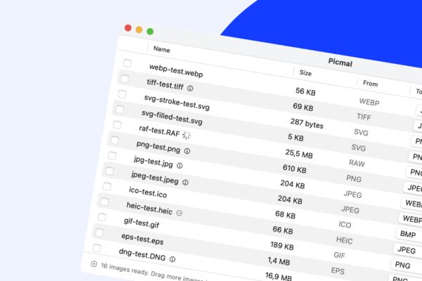 Converti e Comprimi File Multimediali su Mac: Scopri come Picmal Rende Tutto Facile!