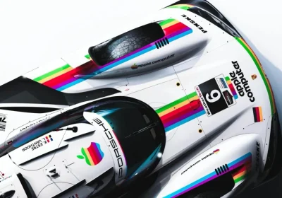 Apple e Porsche lanciano livree ispirate agli anni ’80 per le gare a Laguna Seca