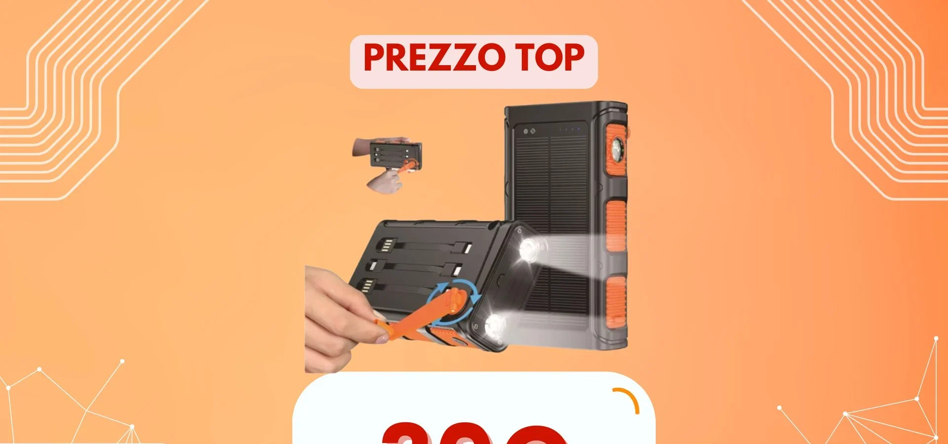 Scopri su AliExpress la powerbank a manovella che non puoi perdere!