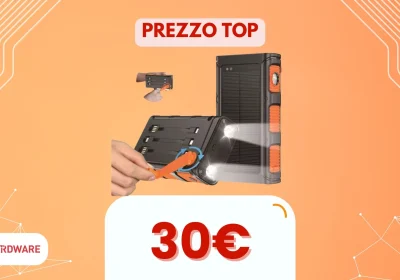 Scopri su AliExpress la powerbank a manovella che non puoi perdere!