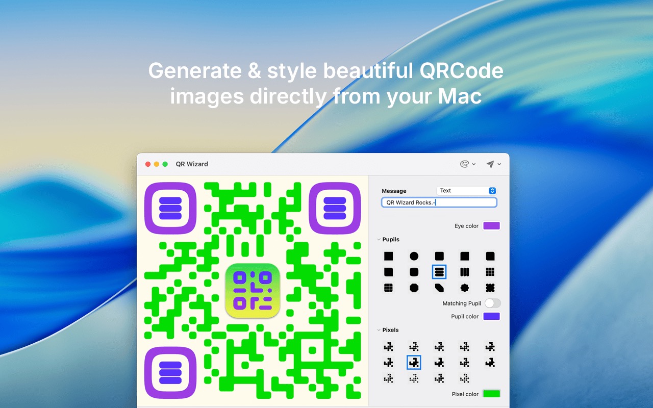 Crea Codici QR Personalizzati su Mac con QR Wizard e Licenza Illimitata