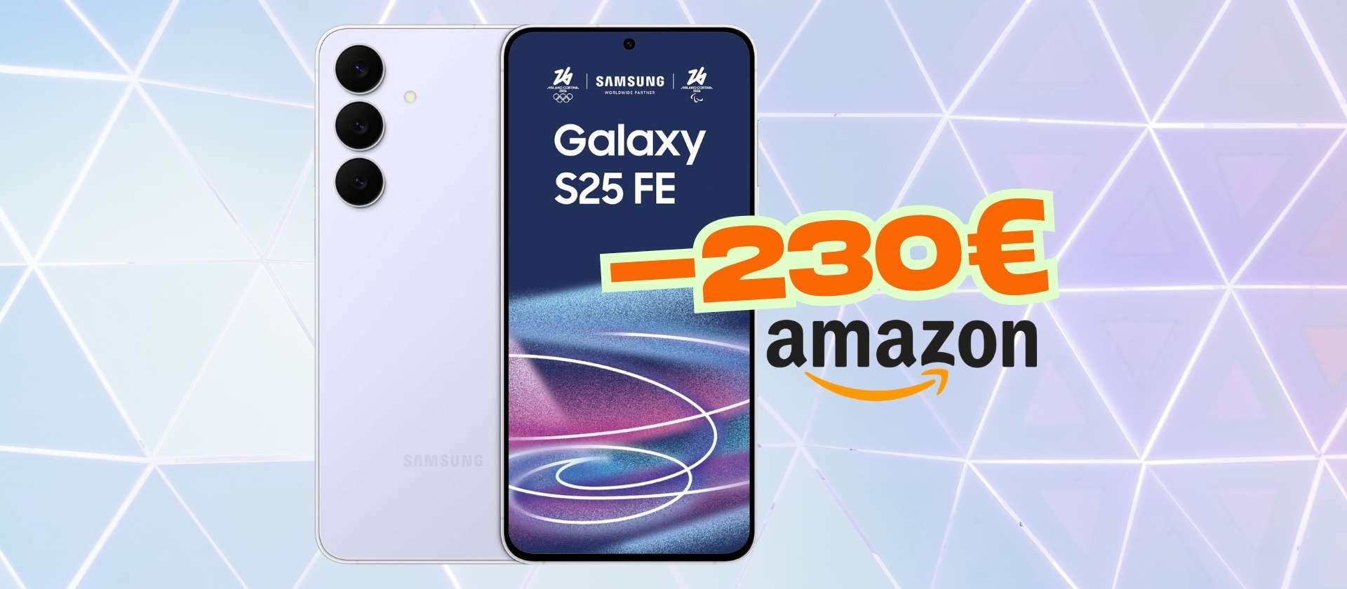 Risparmia 230€ sul Samsung Galaxy S25 FE 256GB, Offerta Esclusiva di Oggi su Amazon!
