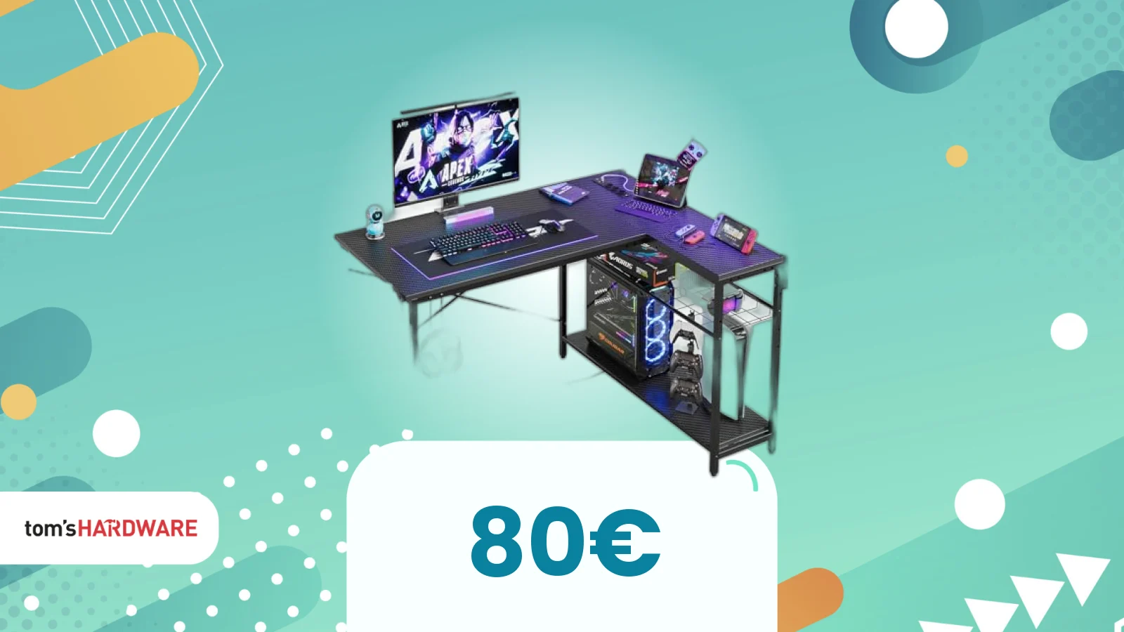 Scopri l’affare: scrivania con prese di corrente incluse a meno di 80€!