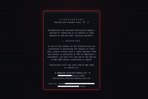 Hackers compromettono le pagine di accesso delle scuole dopo aver rivendicato un’altra violazione di Instructure
