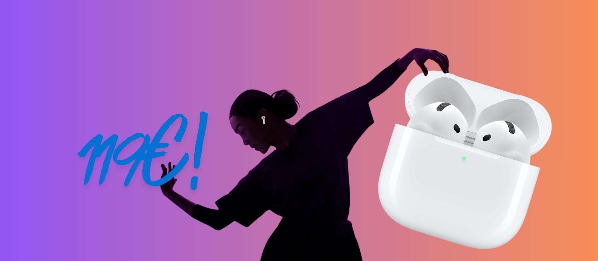 Apple AirPods 4 con Audio Spaziale a soli 119€ su Amazon!