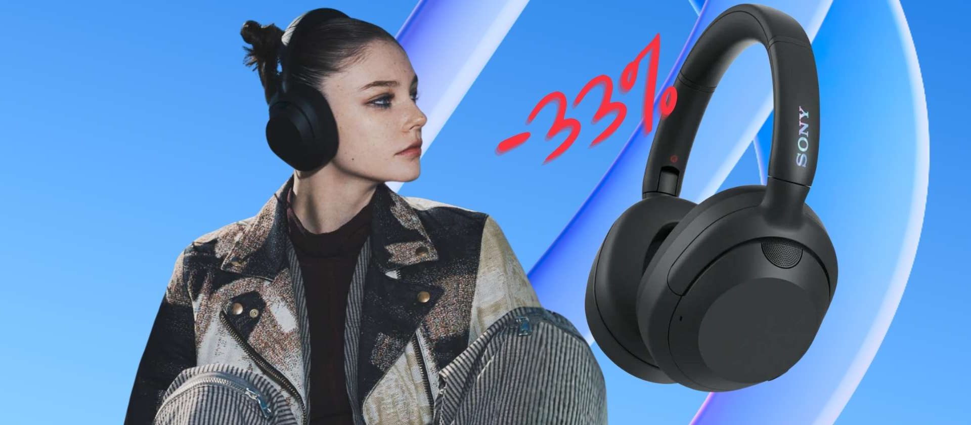 Sony ULT WEAR: cuffie wireless in offerta con batteria da 30 ore a soli 49€