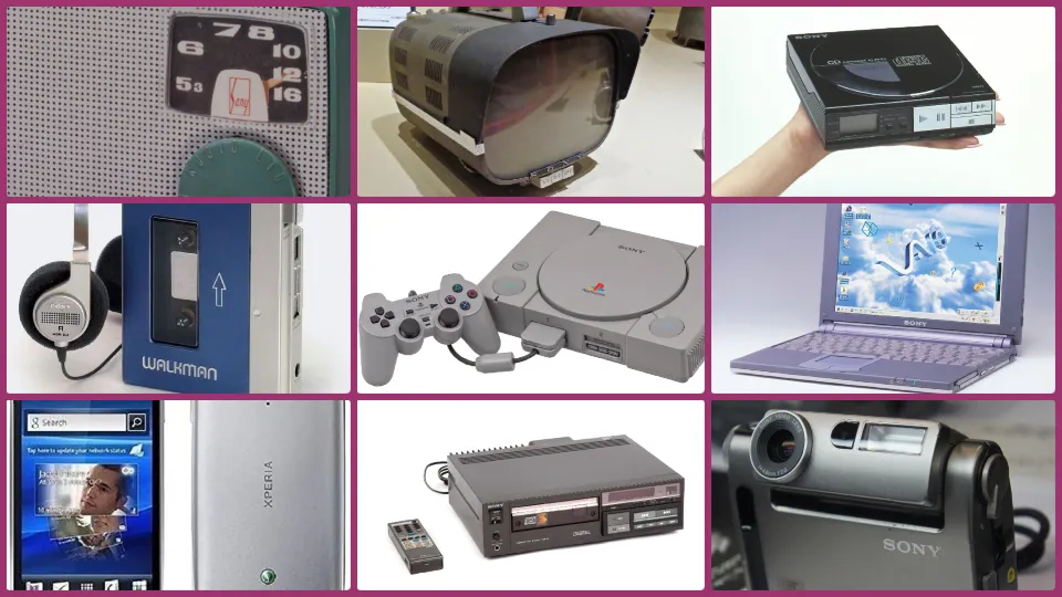 Sony: 20 Prodotti Iconici che Hanno Rivoluzionato il Mondo in 80 Anni